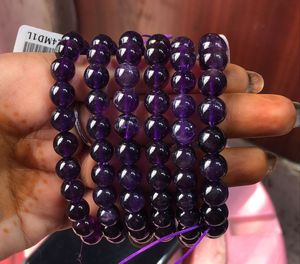 Premium Quality 8mm Star Amethyst <b>Crystal</b> Round Polished Bead <b>bracelets</b> Best grade for Jewelry DIY <b>Bracelets</b> Necklaces Gift - Product Image 1