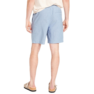 Shorts de Cintura Media hasta la Rodilla, Color Verde Oliva Sólido, Antiarrugas, Transpirables, 100% Algodón, Servicio OEM - Product Image 6