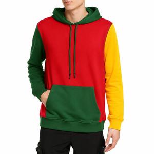 Sweat-shirt à capuche unisexe bicolore, coupe classique, en molleton 100% coton, séchage rapide, idéal pour l'hiver - Product Image 1