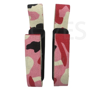 Customizable Logo Soft Neoprene Padded Cotton Wrist Straps Professional Gym <b>Weight</b> Lifting <b>Training</b> Equipment Safety Straps - Product Image 1
