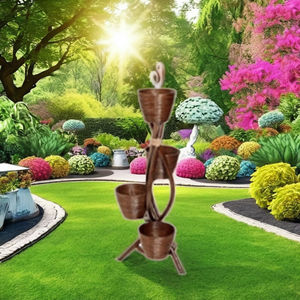 Maceta 4 para muebles para el hogar Juego de jardín Hecho a mano Durable de alta calidad - Product Image 1