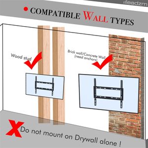 LEADZM 26 Supporto TV da Parete 55'' TMW4040 con Bolla di Livella YF Supporti e Carrelli TV - Product Image 6