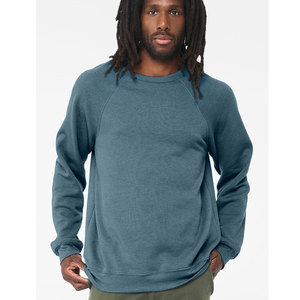 Sweat-shirt unisexe Bella Canvas pour homme, 100% coton, col rond, molleton éponge écologique, manches raglan, style 3901, décontracté - Product Image 2