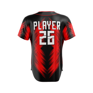 Camiseta de Softbol Personalizada, Sublimada, de Manga Corta, Absorbente de Humedad, Unisex, para Adultos, Ropa Deportiva para Equipos de Béisbol - Product Image 3