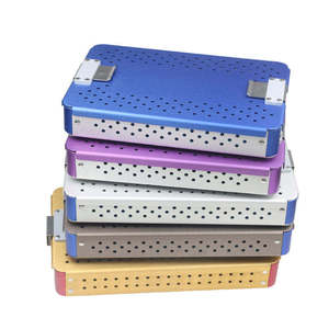 Manual Metal Sterilization Box Aluminium Alloy <b>Silicone</b> <b>Pad</b> for Disinfecting Surgical Instrument CE Certified by Med Innovation - Product Image 4