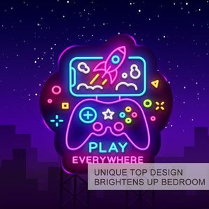 Ensemble de 3 housses de couette pour lit double, motif manette de jeu néon psychédélique, doux et confortable pour les gamers - Product Image 4