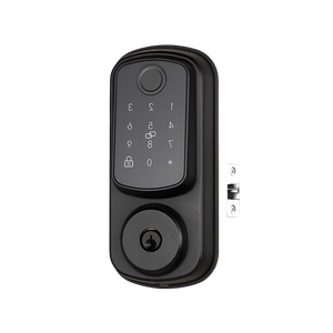 Sudex Tuya Smart WiFi Security <b>Lock</b> with Cloud Storage for Wood Door-Rose Gold Digital Access Control - Product Image 1