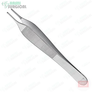 Pinzas quirúrgicas Adson para vendaje de tejidos, Instrumentos dentales, acero inoxidable reutilizable de alta calidad, aprobado por CE ISO - Product Image 3