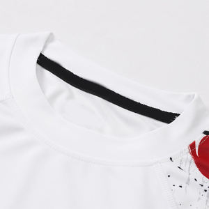 T-shirt de compression à séchage rapide à manches longues pour sports UFC, respirant, anti-UV, pour MMA, BJJ, gym, surf, adultes, avec logo frontal - Product Image 3