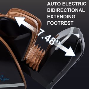 Silla de Masaje 3D Comercial a Precio Económico, Gravedad Cero, Airbag de Cuerpo Completo, Descompresión de Piernas y Cabeza, Función de Música - Product Image 5