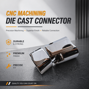 Conector de fundición a presión mecanizado por CNC - Product Image 2