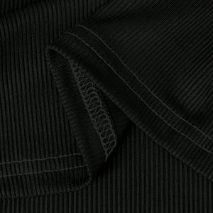 Camiseta sin mangas acanalada para hombre, ajuste muscular, chaleco deportivo informal, tejido elástico transpirable, para gimnasio, entrenamiento, verano, ajustado - Product Image 6