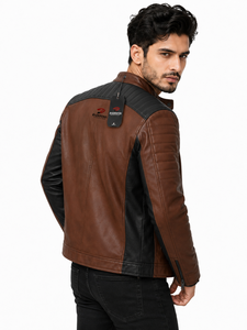 Veste aviateur classique pour homme en cuir d'agneau de qualité supérieure, design multi-poches pour un usage décontracté et en plein air, faible MOQ, vente en gros - Product Image 5