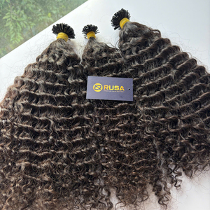 Extensiones de Cabello Humano Vietnamita Virgen de Primera Calidad con Punta Plana y Queratina, Color Personalizado - Product Image 5