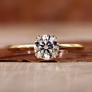 Bague de fiançailles classique en diamant rond de 1,50 carat, solitaire, argent, certifiée IGI, minimaliste, pour femme, pour un anniversaire de mariage - Product Image 6