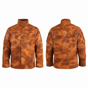 Vêtements pour hommes, chemise à col montant camouflage personnalisée, manches longues, respirante, vêtements de travail en plein air, uniforme, veste à impression personnalisée - Product Image 4
