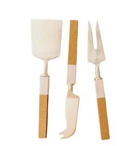 Ensemble de couteaux à fromage professionnels en métal pour banquets, collection de trancheurs à fromage durables - Product Image 1