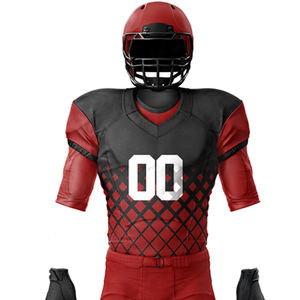 Attractive Design Your Own Custom Made American Football Jersey And Shorts Set Latest Model American Football Uniform For Unisex - Product Image 4