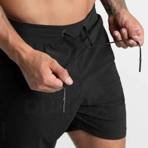 Pantalones Cortos Deportivos para Hombre al por Mayor, de Secado Rápido, de Algodón, para Entrenamiento, Cintura Elástica, Ropa Deportiva de Verano, Logotipo Personalizado, Servicio OEM - Product Image 1