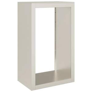 Support à bois en acier corten 23,6''x15,7''x39,4'' pour cheminées et accessoires - Product Image 4