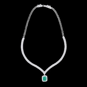 สร้อยคอ Radiant Ember ทองคำแท้ 18K ชุบทองคำชมพู ดีไซน์เรียบหรู ของขวัญสำหรับผู้หญิง - Product Image 6