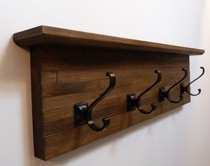 High Quality Wooden Wall Hanger Budget Friendly Stylish Wall <b>Hooks</b> for Entryway Bedroom Bathroom and Kitchen - Product Image 6