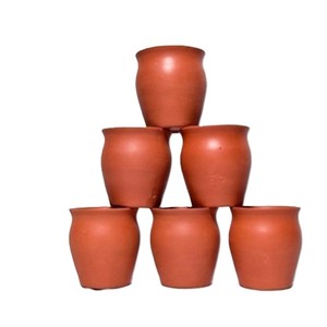 Juego de café y té Kulhad de arcilla de grado alimenticio, portátil, ecológico, de estilo tradicional rústico, SwamiG TradeX - Product Image 2