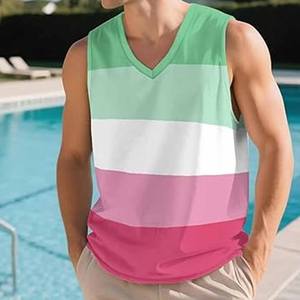 Ropa Deportiva, Camiseta sin Mangas Personalizada para Hombre, Ropa de Gimnasio, Camiseta sin Mangas Transpirable para Hombre - Product Image 5