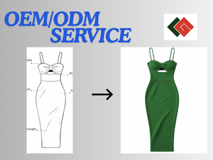 ชุดเดรสคุณภาพสูงใหม่ ผู้ผลิตเสื้อผ้าเวียดนาม รับผลิตแบบ OEM ODM เสื้อผ้าผู้หญิง ป้ายกำกับแบบกำหนดเอง ผ้าแบบกำหนดเอง เสื้อผ้าขายส่ง - Product Image 3