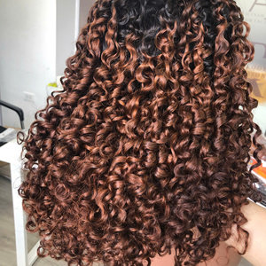 ผมต่อแบบชาวพม่าแบบออมเบรผมลอนธรรมชาติผมคนเวียดนาม - Product Image 1