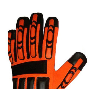 Gants de travail en cuir PU pour la construction industrielle, vente en gros, qualité supérieure, gants de mécanicien - Product Image 2
