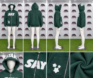 Vente en gros de sweats à capuche streetwear en molleton 100% coton avec impression en relief, logo personnalisé et motif imprimé ODM, coupe oversize - Product Image 2