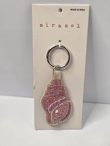 Colorful Floral Embroidery Beaded <b>Keychain</b> Handmade for Purse Charms Backpack Decorations and Key Ring Accessories - Product Image 2