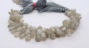Cuentas facetadas de piedra lunar de Ceilán natural, cuentas de piedra lunar Siloni para la fabricación de joyas, precio al por mayor, suministros a granel. - Product Image 6