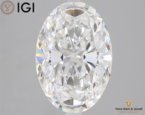 Diamant de laboratoire CVD de 4,00 carats, forme ovale, avec certificat IGI, couleur D, clarté VVS1, pour un design de bague moderne - Product Image 1