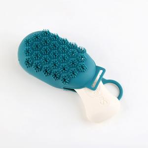 Cepillo de baño para mascotas con caja de jabón, herramienta de aseo de silicona para perros y gatos - Product Image 2