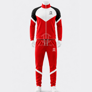 Men Winter Full <b>Zip</b> Hooded <b>Joggers</b> Sweat pants <b>with</b> <b>Zip</b> <b>Pockets</b> Jogging Warm Tactical Set Fleece Lined Cotton Tracksuits - Product Image 1
