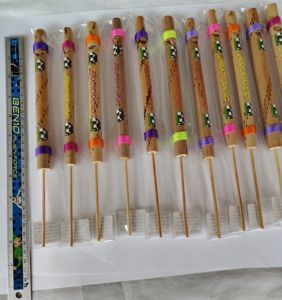 Silbatos Largos de Bambú Clásicos, Juguetes Ecológicos Hechos a Mano con Bambú Natural para Recuerdos/Regalos - Product Image 5