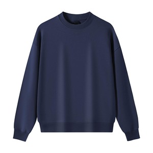 Wholesale Garment Dyed Sweatshirt Heavy Cotton Vintage Sweatshirt Custom Embroidered Sweatshirt - Product Image 6