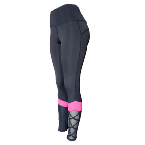 Women's Yoga <b>Leggings</b> High Waist Tummy Control Eco-Friendly Quick Dry <b>Seamless</b> Ankle-Length Spandex/Nylon Windproof Breathable - Product Image 3