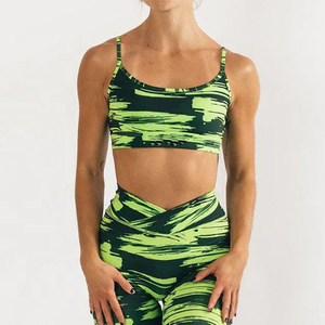 Heavy Fashion Printed Fitness Workout Yoga Set Sports Bra And Legging Set - Product Image 6