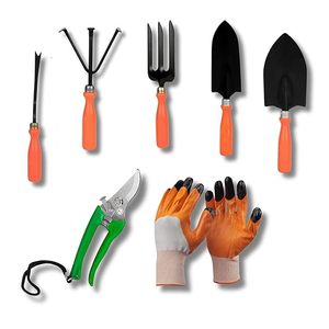 Kit de Herramientas de Jardinería para Hogar y Jardín, 7 Piezas, Ligeras, Portátiles y Duraderas, para Interior y Exterior - Product Image 1