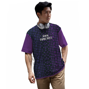 เสื้อยืดพิมพ์ลายแขนสั้นทรงหลวม 100% ผ้าฝ้าย เหมาะสำหรับใส่ในฤดูร้อนทุกวัน สำหรับผู้ชาย - Product Image 2