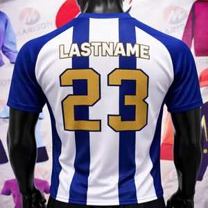 Camiseta de Fútbol de Entrenamiento Corta Sublimada con Impresión Personalizada, para Clubes, Equipos y Ligas, de Secado Rápido, Transpirable, 100% Poliéster - Product Image 5