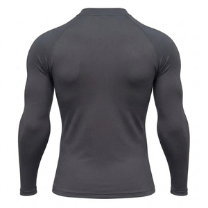 Maillot de compression uni pour homme, adulte, garçon, MMA, Rash Guard, cyclisme, léger, maillot de bain, manches longues, unisexe, séchage rapide - Product Image 2