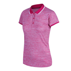 Custom Breathable Quick Dry Summer Women's Crew Neck Short Sleeve <b>Athletic</b> Activewear Shirts Polyester Heat-Transfer Printed - Product Image 4