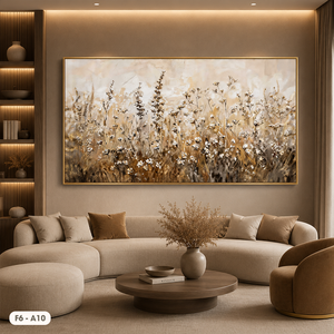 Gallery-Grade Floral Oil <b>Canvas</b> Print HALO Authentic Vietnam Edition HALO Brand Original Handmade <b>Canvas</b> Painting <b>Frame</b> F6-A10 - Product Image 6