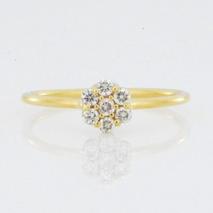 18K Solid Gold 0.21 Ct Cluster Lab Grown Diamond <b>Ring</b> for Women | IGI Certified Luxury Diamond <b>Statement</b> <b>Ring</b>-Gift - Product Image 4