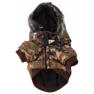 Cappotto Parka Metallico alla Moda per Animali Domestici, Abbigliamento Elegante per Animali - Product Image 4