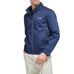 เสื้อแจ็คเก็ตบอมเบอร์ผู้ชาย High Street ผ้าโพลีเอสเตอร์ วัสดุสั่งทำพิเศษ ออกแบบโลโก้เคลือบตัวอักษร ซิป บริการ OEM เสื้อแจ็คเก็ตบอมเบอร์ - Product Image 5